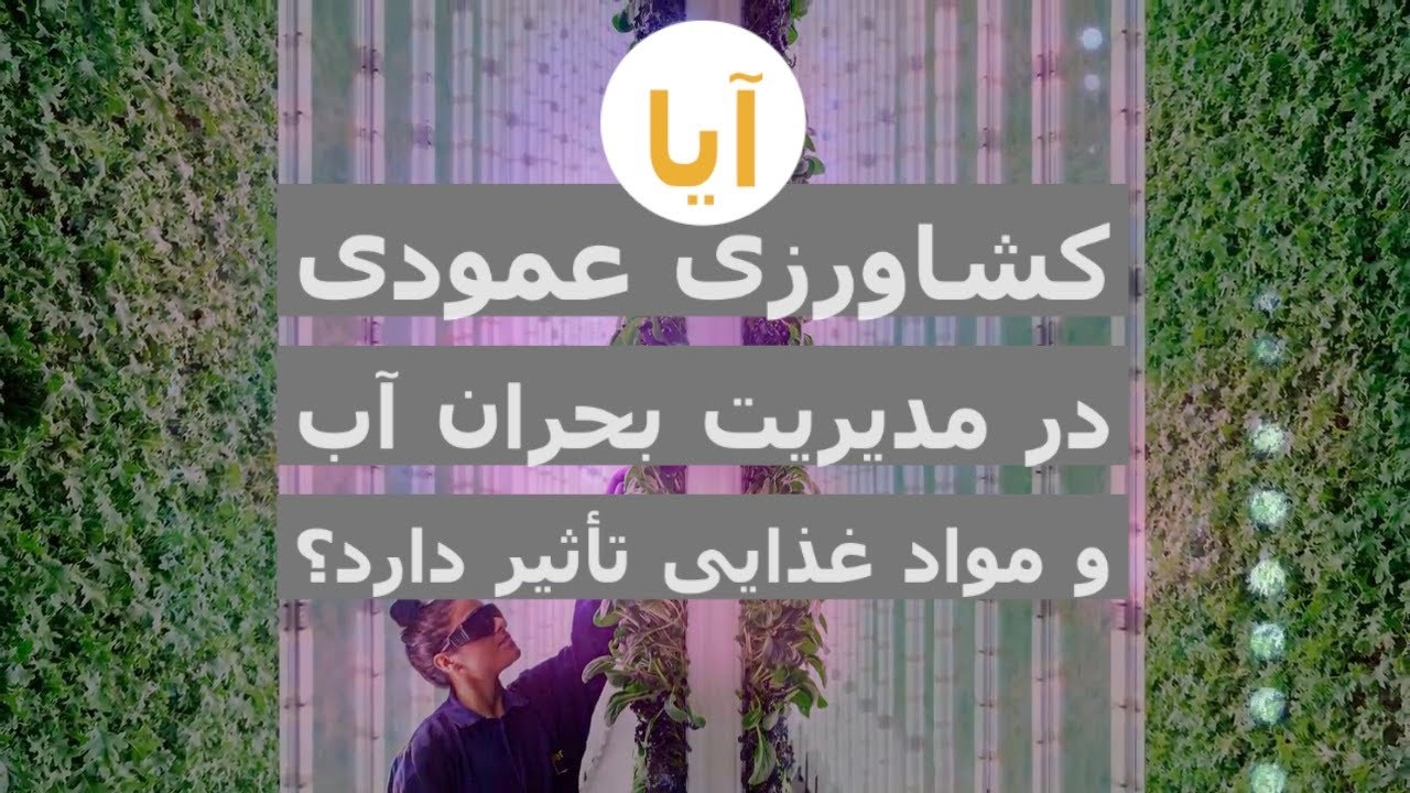 آیا کشاورزی عمودی در مدیریت بحران آب و مواد غذایی تأثیر دارد؟- دکتر حمید هدایتی کارشناس محیط زیست